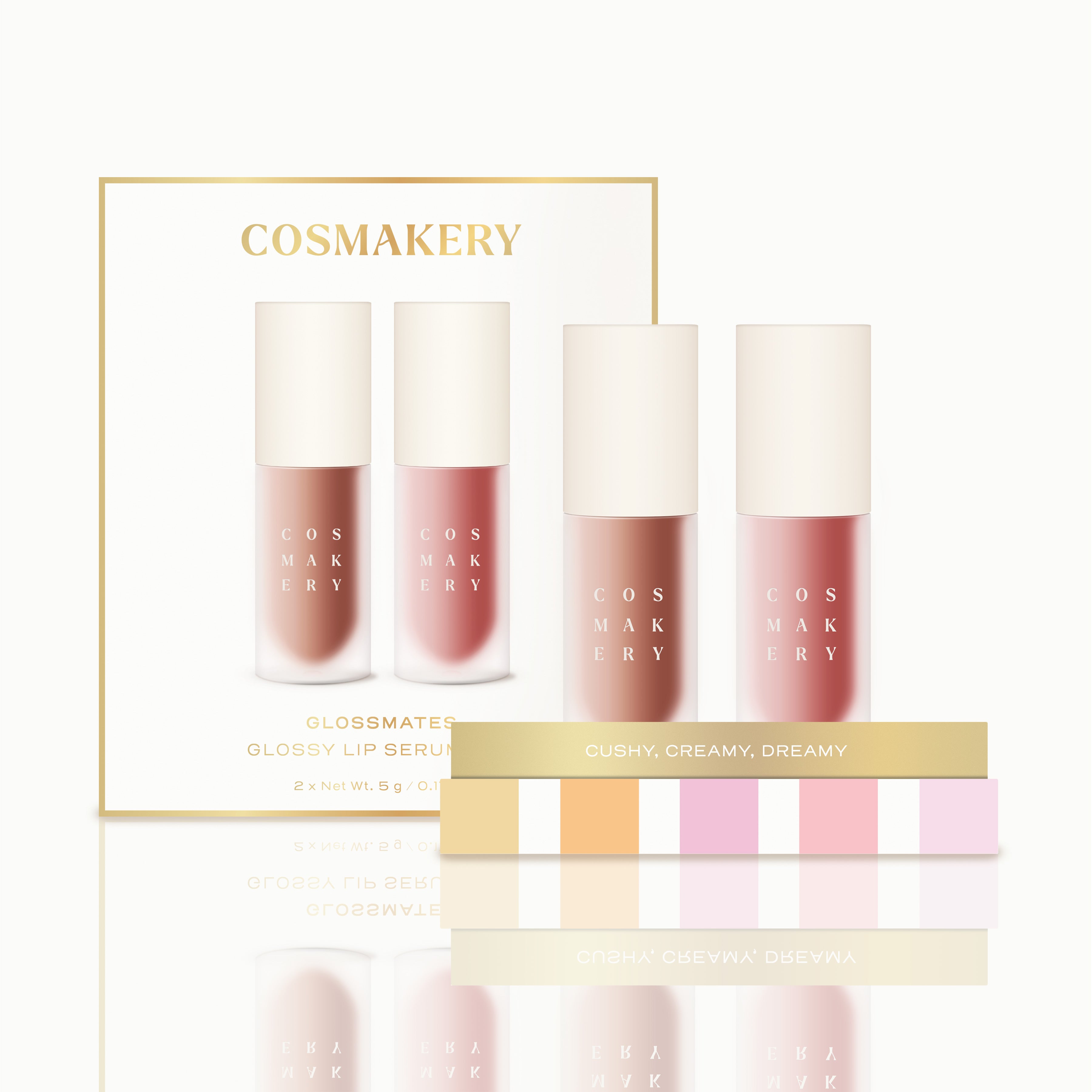 Glossmates Duo Nudes -- 5 Sets